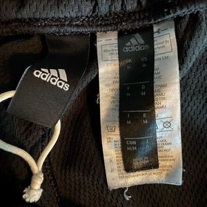 Black Adidas mens shorts, size medium